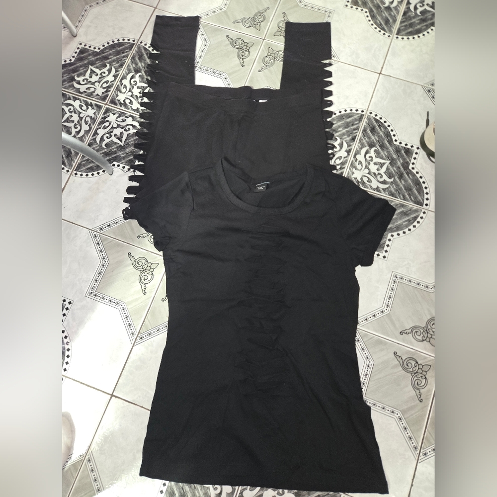 Victoria Secret Slashed Stretch Yoga Set New M